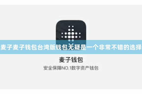 麦子麦子钱包台湾版钱包无疑是一个非常不错的选择