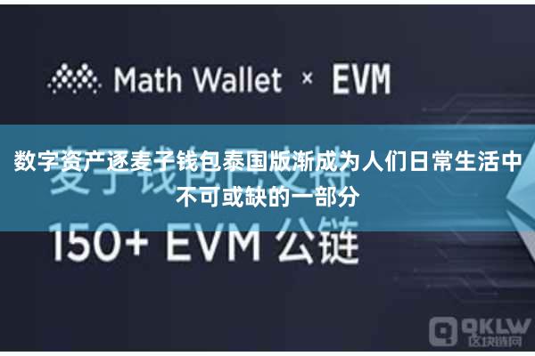 数字资产逐麦子钱包泰国版渐成为人们日常生活中不可或缺的一部分