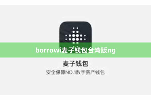 borrowi麦子钱包台湾版ng