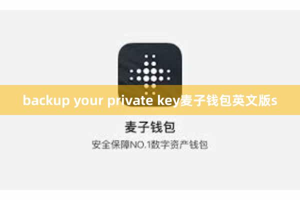 backup your private key麦子钱包英文版s